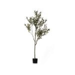 HouzeComfort Artificial Lifelike Mediterranean Olive Tree150cm