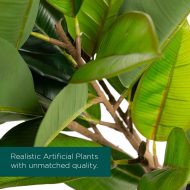 HouzeComfort Artificial Ficus Elastica Plant 70cm - Image 2