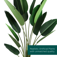 HouzeComfort Artificial Bird of Paradise Tree Indoor and Outdoor Plant 210cm - Image 3