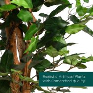 HouzeComfort Artificial Ficus Tree Plant 120cm - Image 3