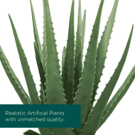 HouzeComfort Aloe Succulent Artificial Plant 46cm - Image 3